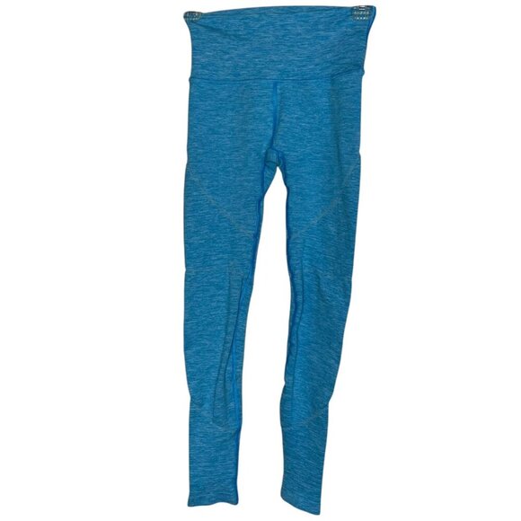 Alphalete Women's S‎ Revival R6 Leggings Cayman Blue Activewear Athleisure - Picture 2 of 9